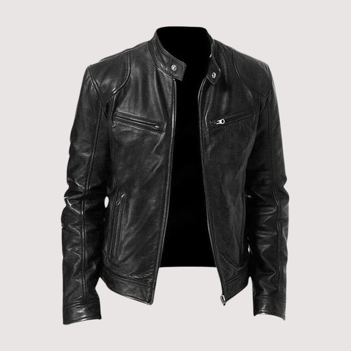 FAUX LEATHER JACKET FOR MEN