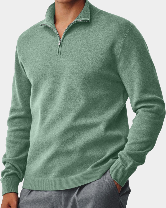 Corbin | Collar Zip Comfort Jumper