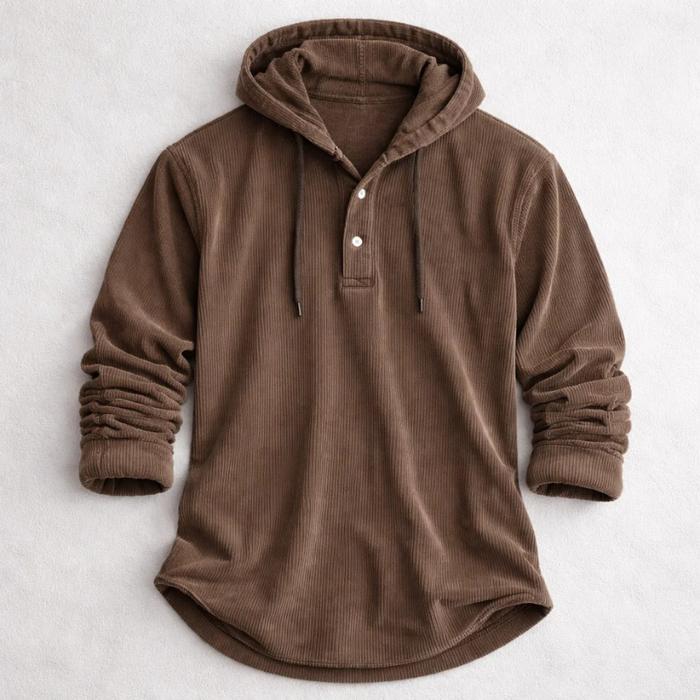CORDUROY HOODIE FOR MEN