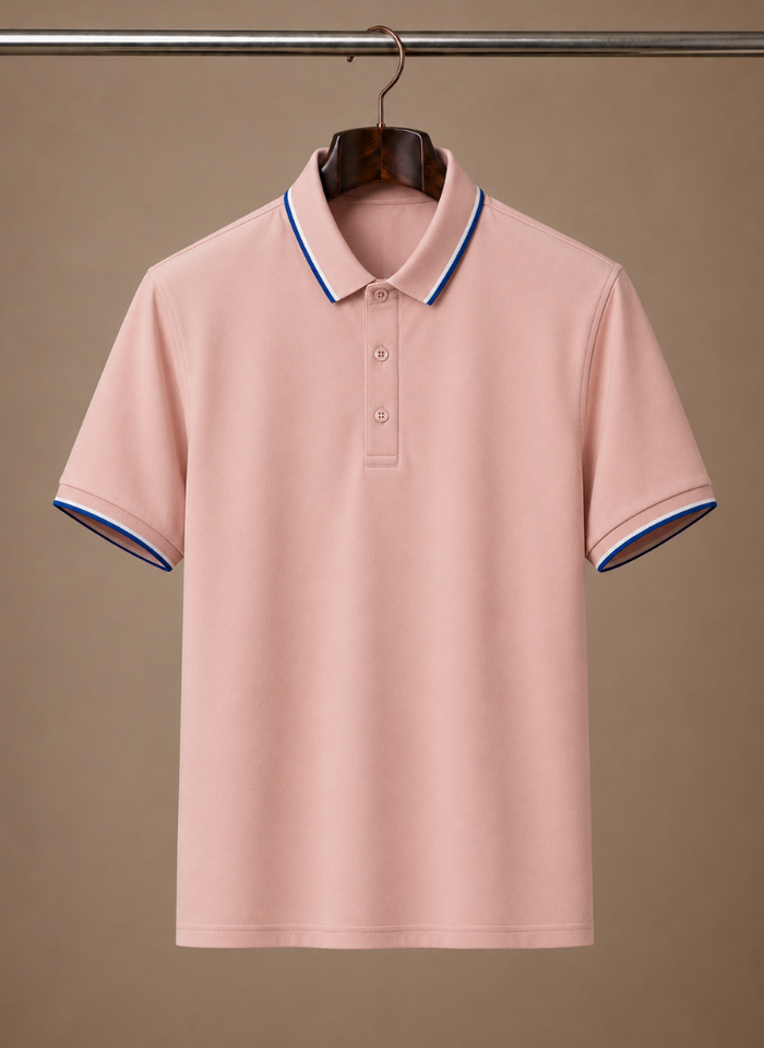 Men's Classic Tipped Polo Shirt – Smart Casual Cotton | Areleon