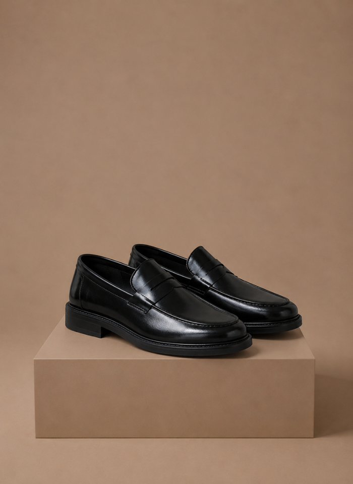 Men's Leather Penny Loafers – Smart Casual Classic | Areleon