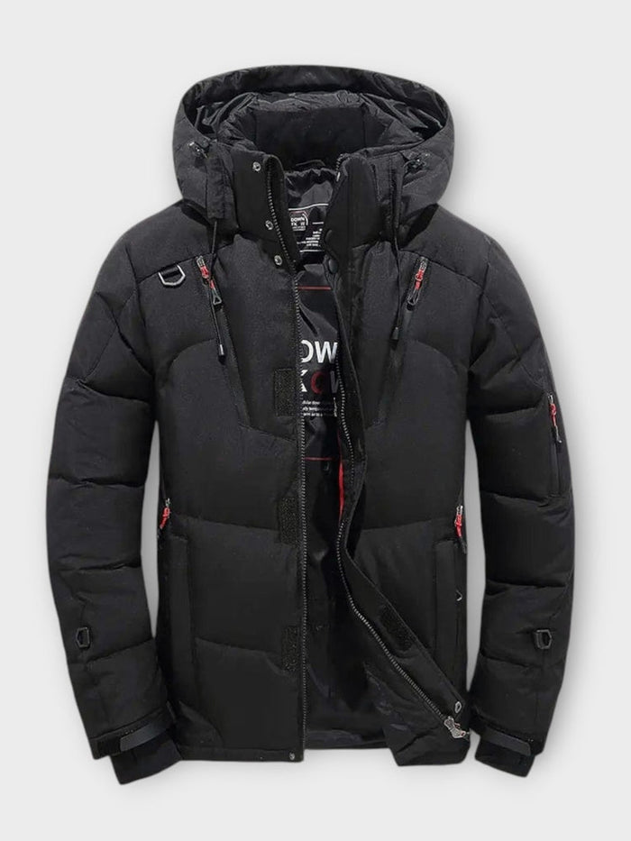 SOLID WINTER JACKET FOR MEN