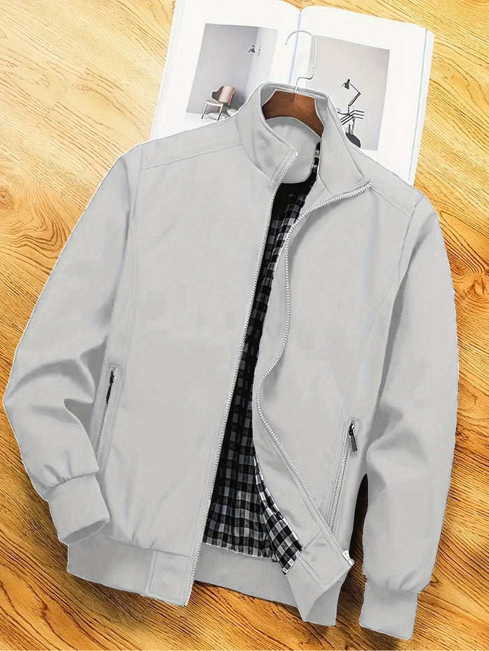 REGULAR FIT ZIP JACKET FOR MEN