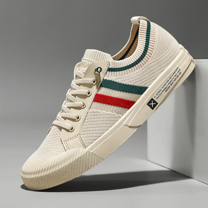 MESH LACE-UP SNEAKERS FOR MEN