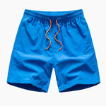 Leaf Island Print Shirt & Drawstring Swim Shorts Set