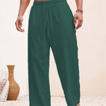 SOLID COLOUR TROUSERS FOR MEN