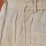 LOOSE FIT LINEN TROUSERS FOR MEN