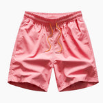 Flamingo Stripe Panel Shirt & Swim Shorts Set