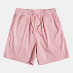 Short-Sleeved Corduroy Shirt & Shorts Set