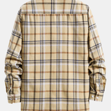 Plaid Patched Pocket Shirt