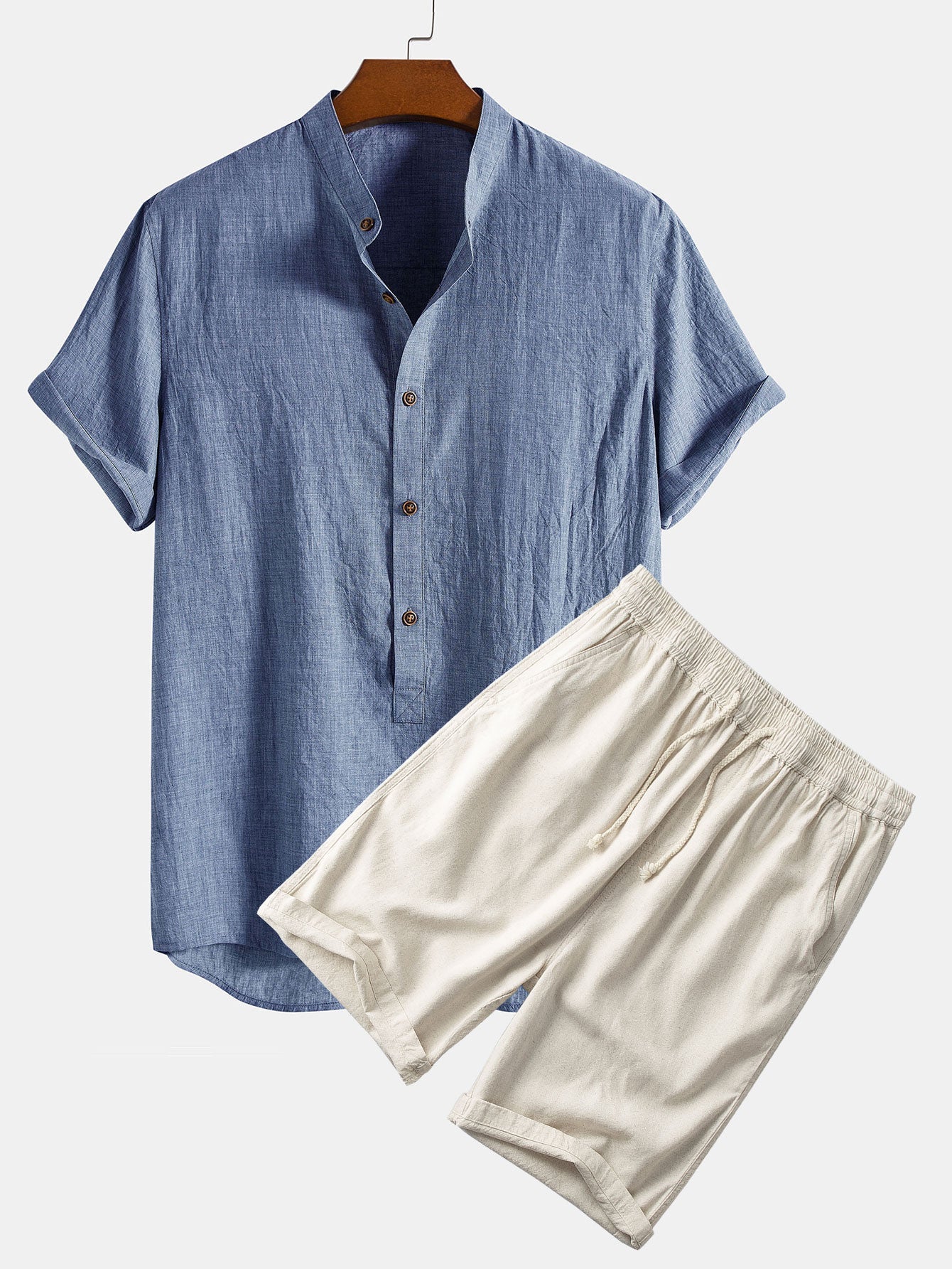 Blue & Beige / S
