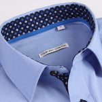 Long Sleeve Contrast Dress Shirt