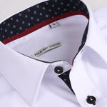Long Sleeve Contrast Dress Shirt