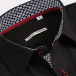 Long Sleeve Contrast Dress Shirt