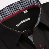 Long Sleeve Contrast Dress Shirt