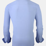 Long Sleeve Contrast Dress Shirt