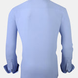 Long Sleeve Contrast Dress Shirt