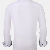 Long Sleeve Contrast Dress Shirt