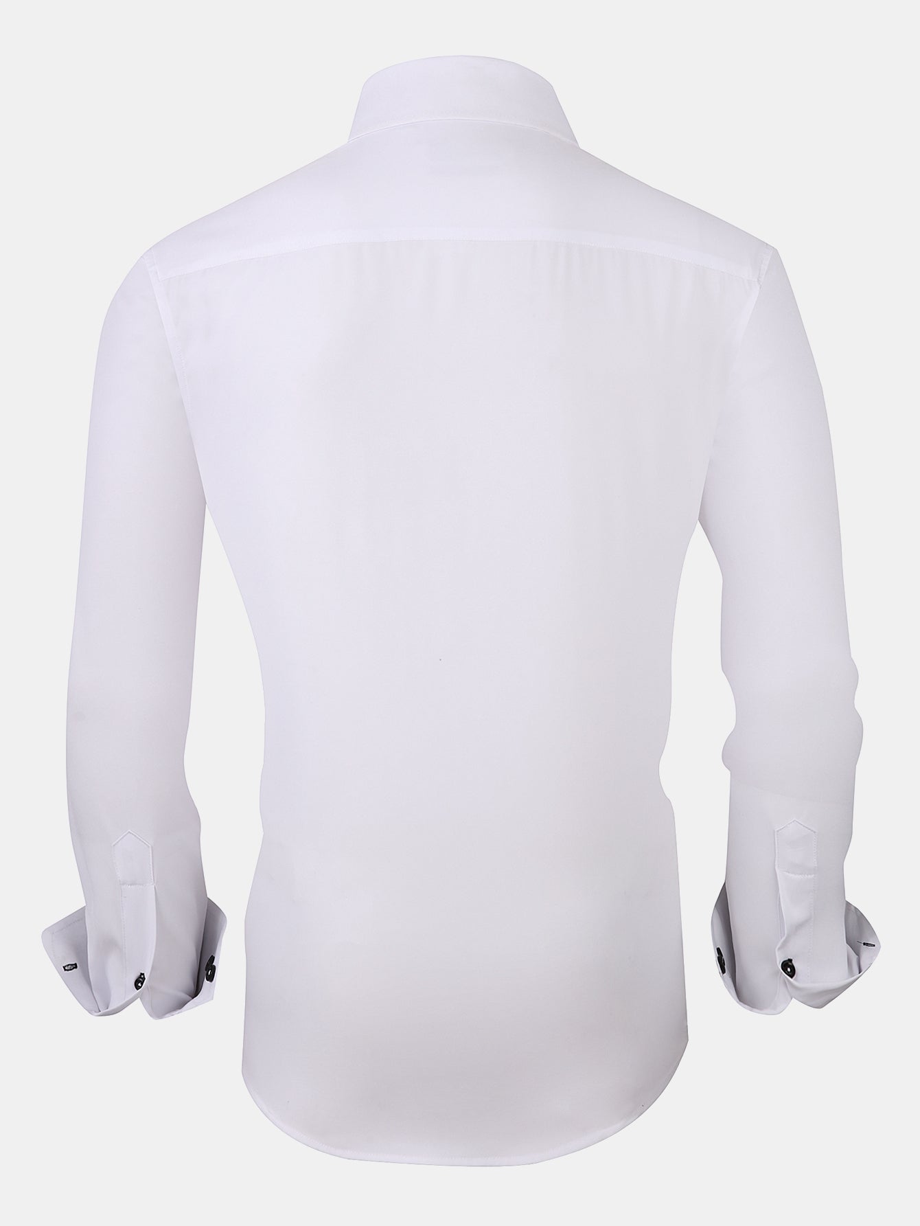 Long Sleeve Contrast Dress Shirt