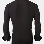 Long Sleeve Contrast Dress Shirt