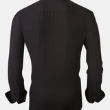 Long Sleeve Contrast Dress Shirt