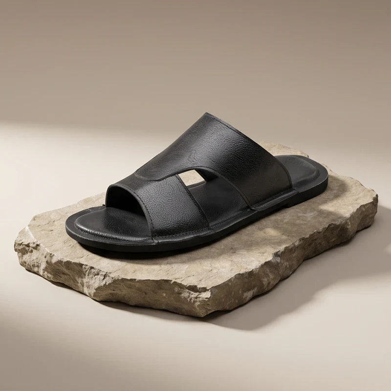 Remington Genuine Leather Slide Sandals