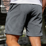 DRAWSTRING CASUAL SHORTS FOR MEN