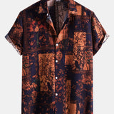 Vintage Floral Print Shirt