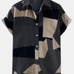 Line Geometry Print Shirt