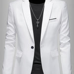 SKINNY LAPEL BLAZER FOR MEN