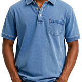 Preston Vintage Casual Polo Shirt