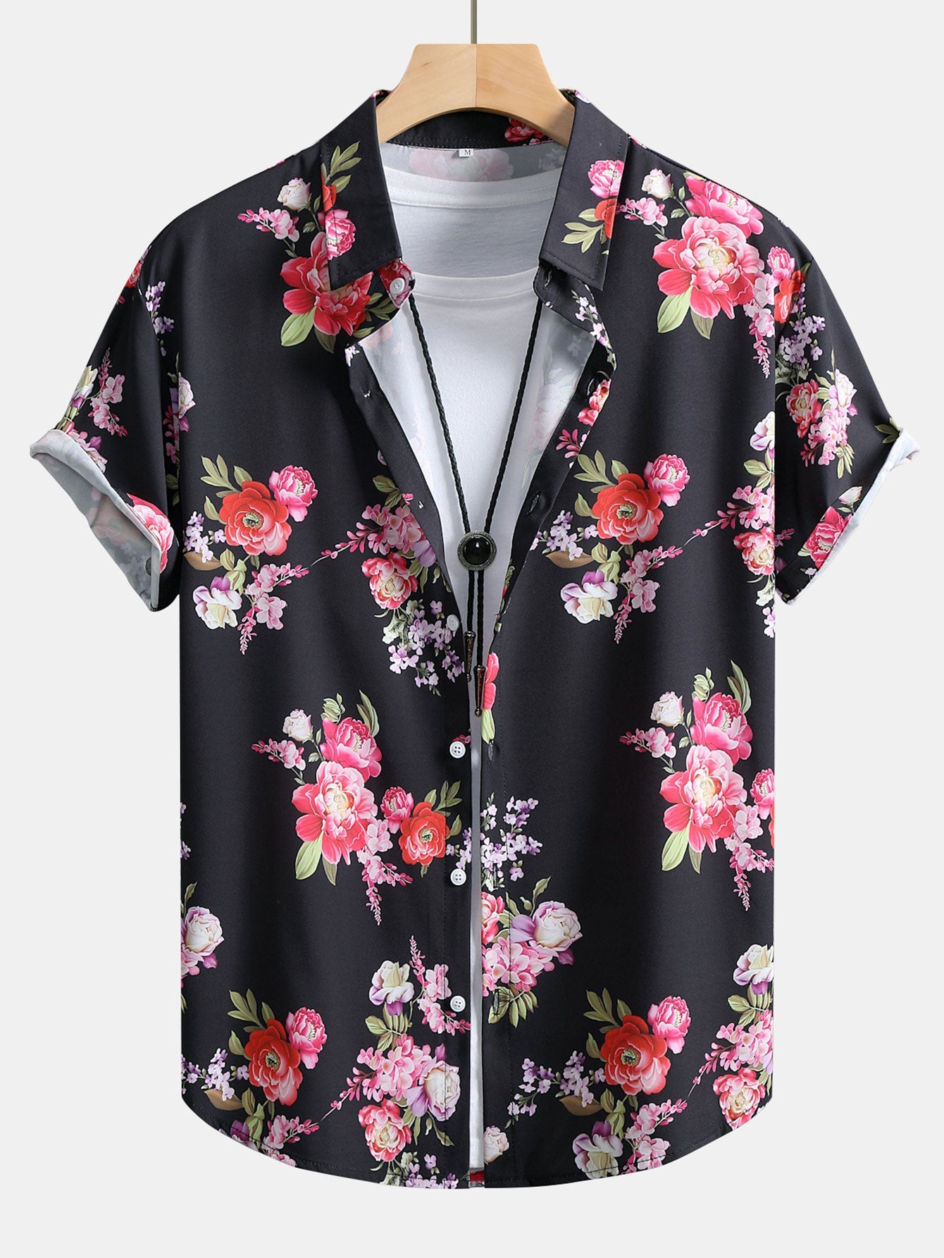 Floral Paint Button Up Shirt