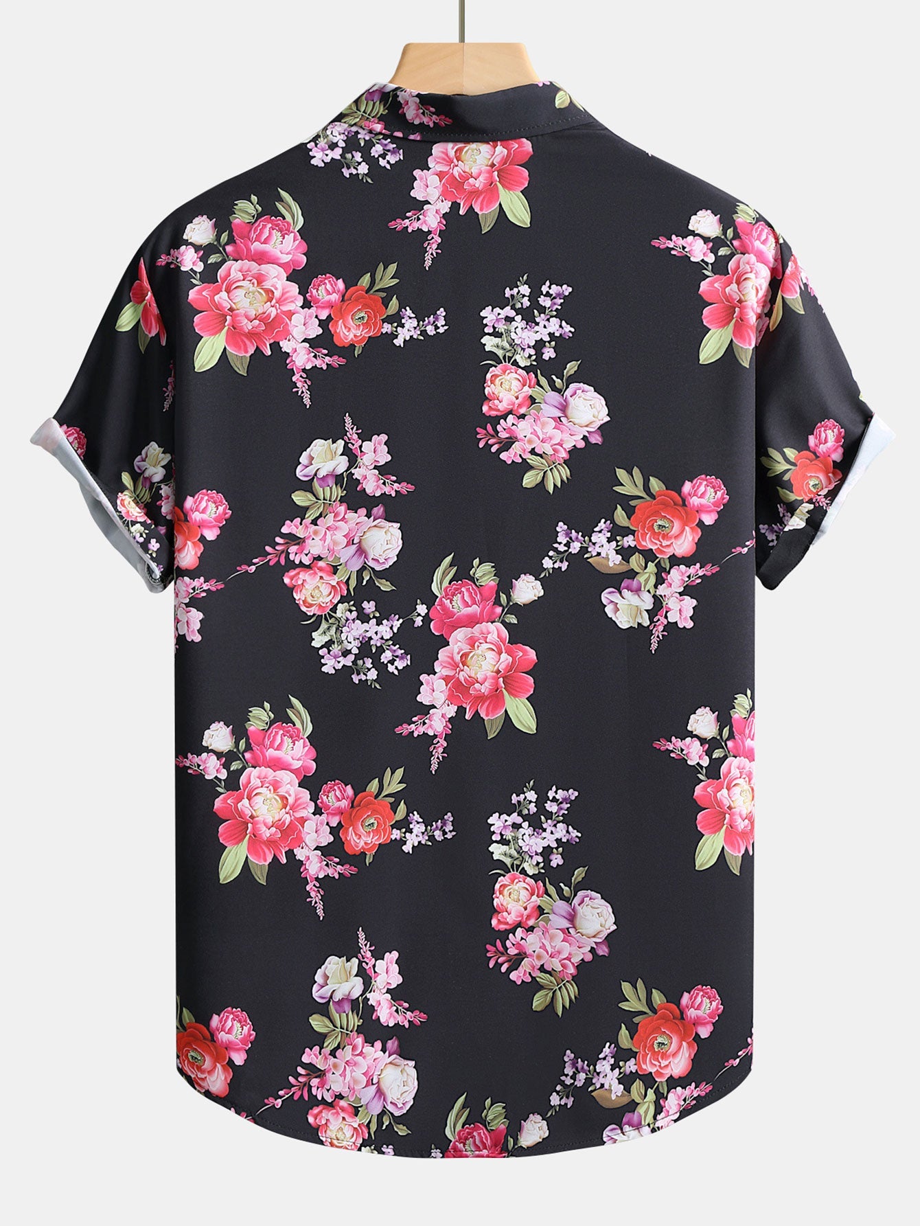 Floral Paint Button Up Shirt