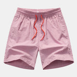 Palm Tree Seagull Print Shirt & Swim Shorts Set