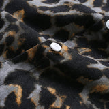 Leopard Print Button Up Shirt