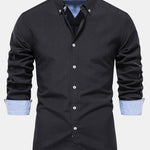 Long Sleeve Button Up Oxford Shirt