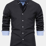 Long Sleeve Button Up Oxford Shirt