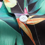 Tropical Flowers Print Shirt & Swim Shorts Set