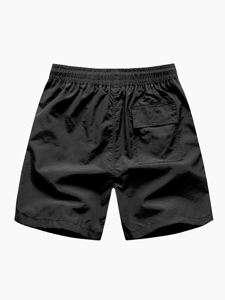Cow Print Shirt & Swim Shorts Set