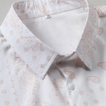 Paisley Print Shirt & Swim Shorts Set