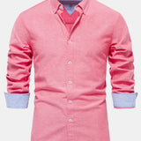 Long Sleeve Button Up Oxford Shirt