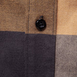 Long Sleeve Cotton Plaid Button Up Shirt