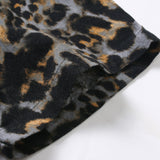 Leopard Print Button Up Shirt