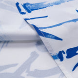 Oriental Ink Bamboo Print Shirt & Swim Shorts Set