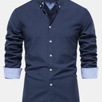 Long Sleeve Button Up Oxford Shirt