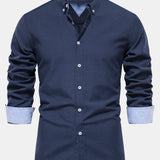 Long Sleeve Button Up Oxford Shirt