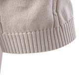 Twist Knit Polo & Elastic Waist Straight Leg Trousers Set
