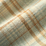 Gradient Washed Distressed Plaid Shirt