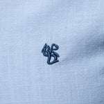 Long Sleeve Linen Stand Collar Shirt
