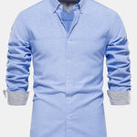 Long Sleeve Button Up Oxford Shirt
